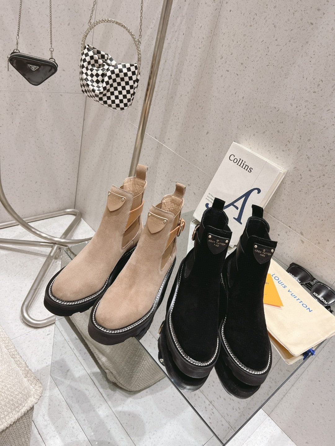 nmb BEAUBOURG ANKLE BOOT BEIGE 1ACKD3