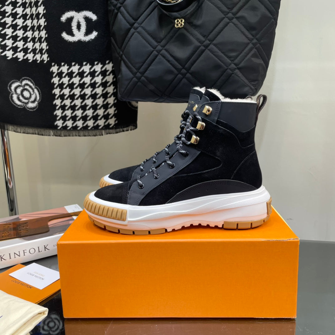 nmb SQUAD SNEAKER BOOTS BLACK