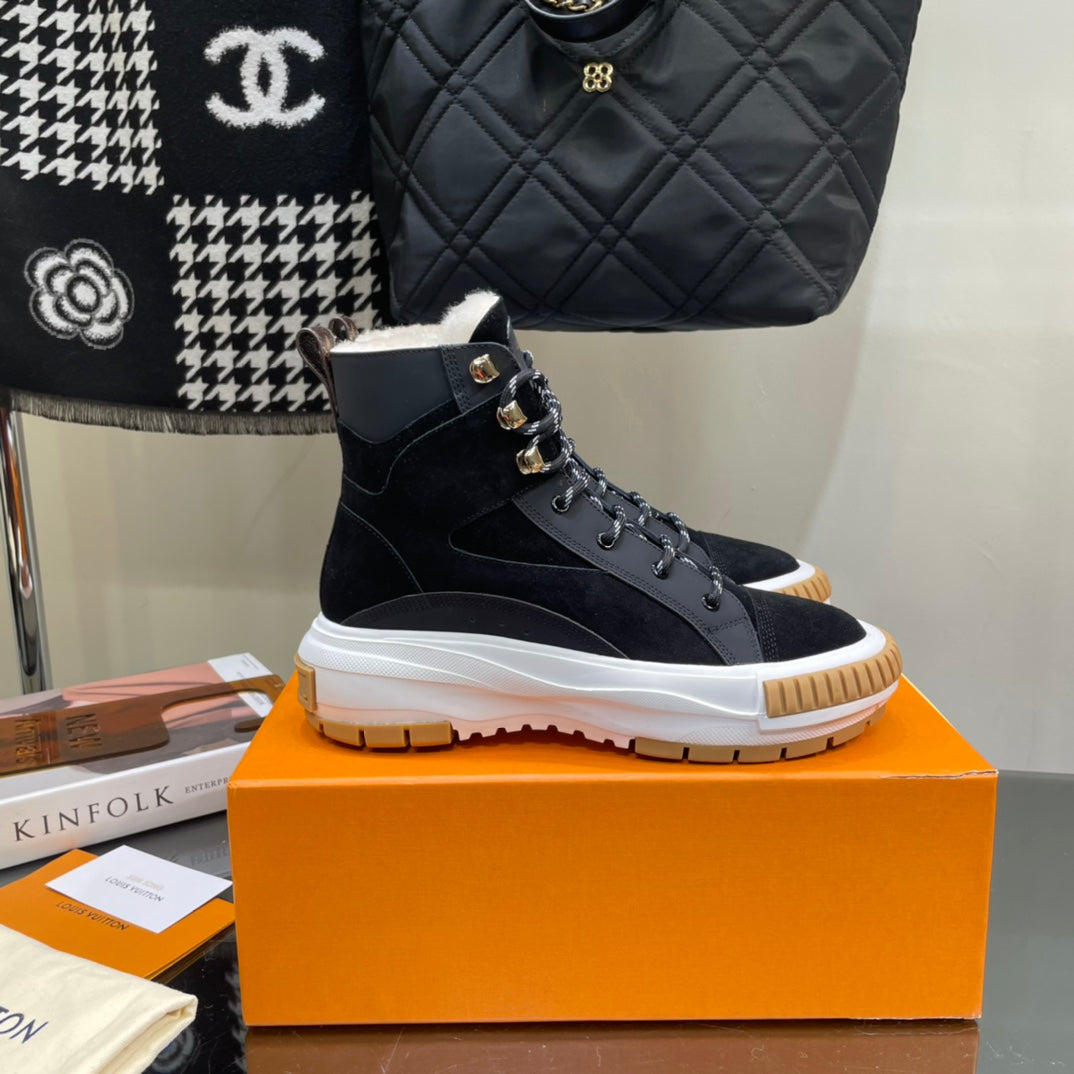 nmb SQUAD SNEAKER BOOTS BLACK