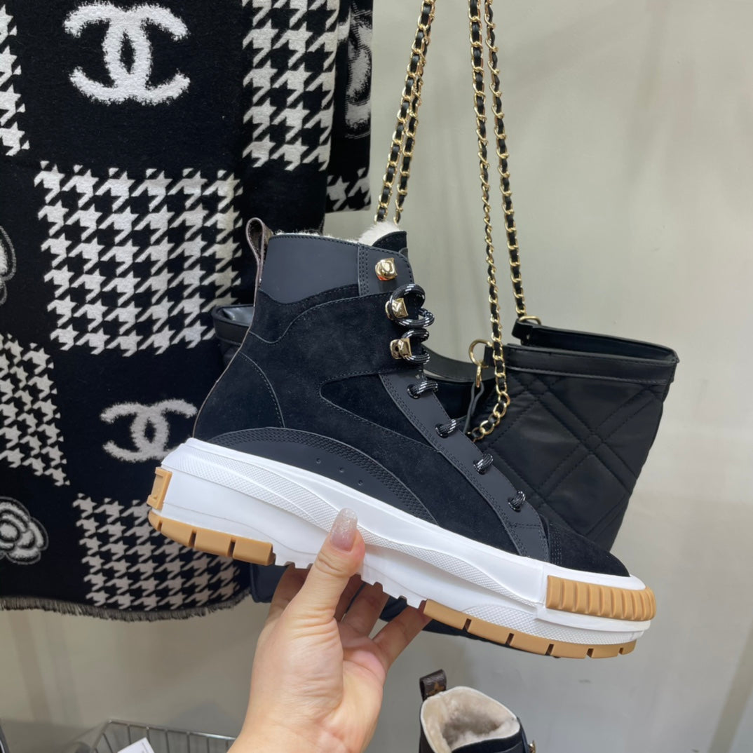 nmb SQUAD SNEAKER BOOTS BLACK