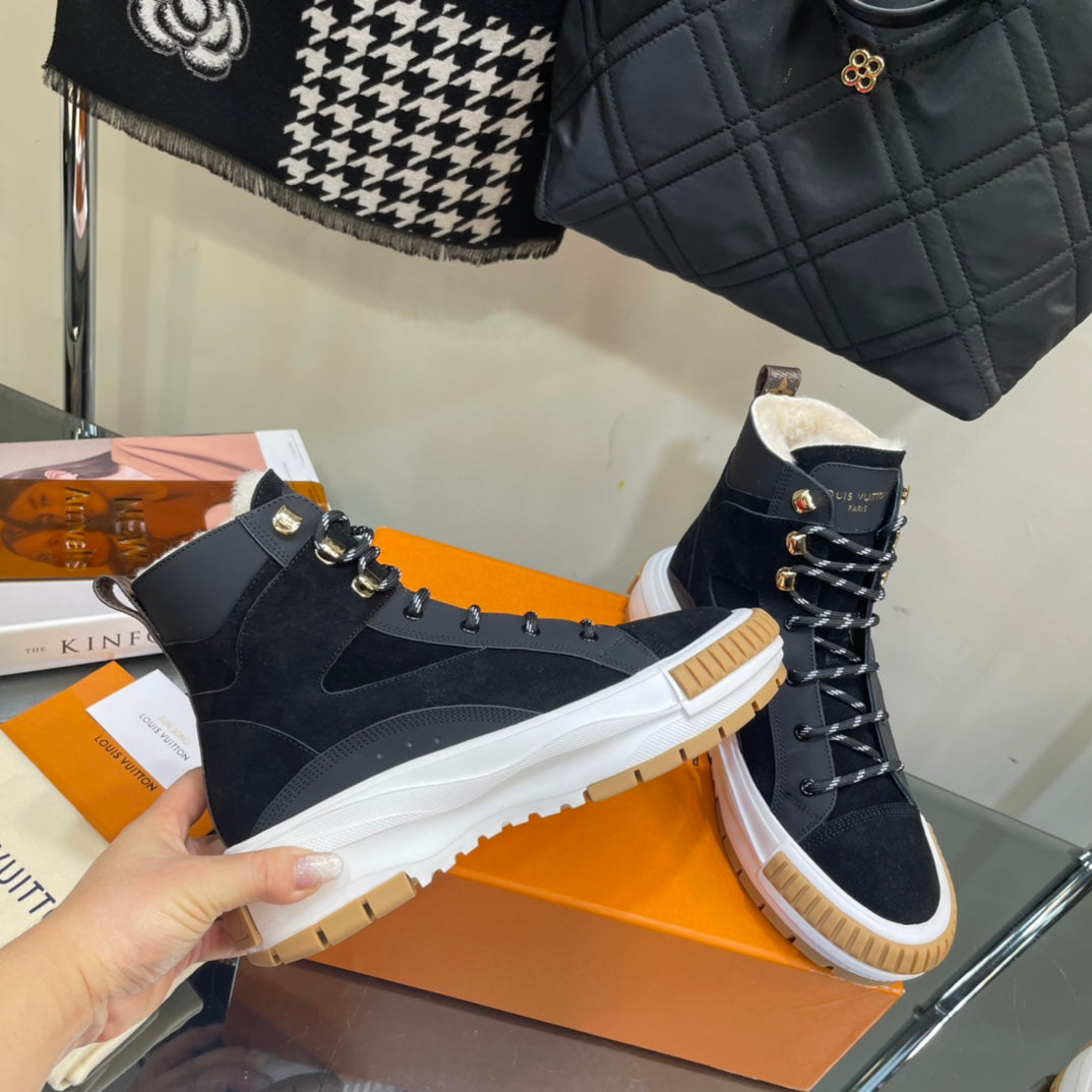 nmb SQUAD SNEAKER BOOTS BLACK