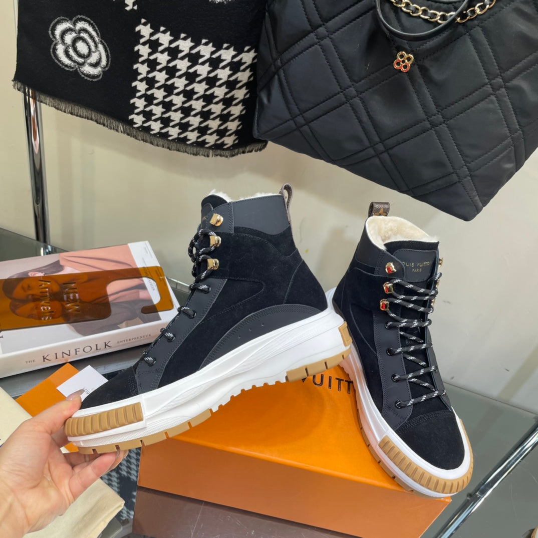 nmb SQUAD SNEAKER BOOTS BLACK