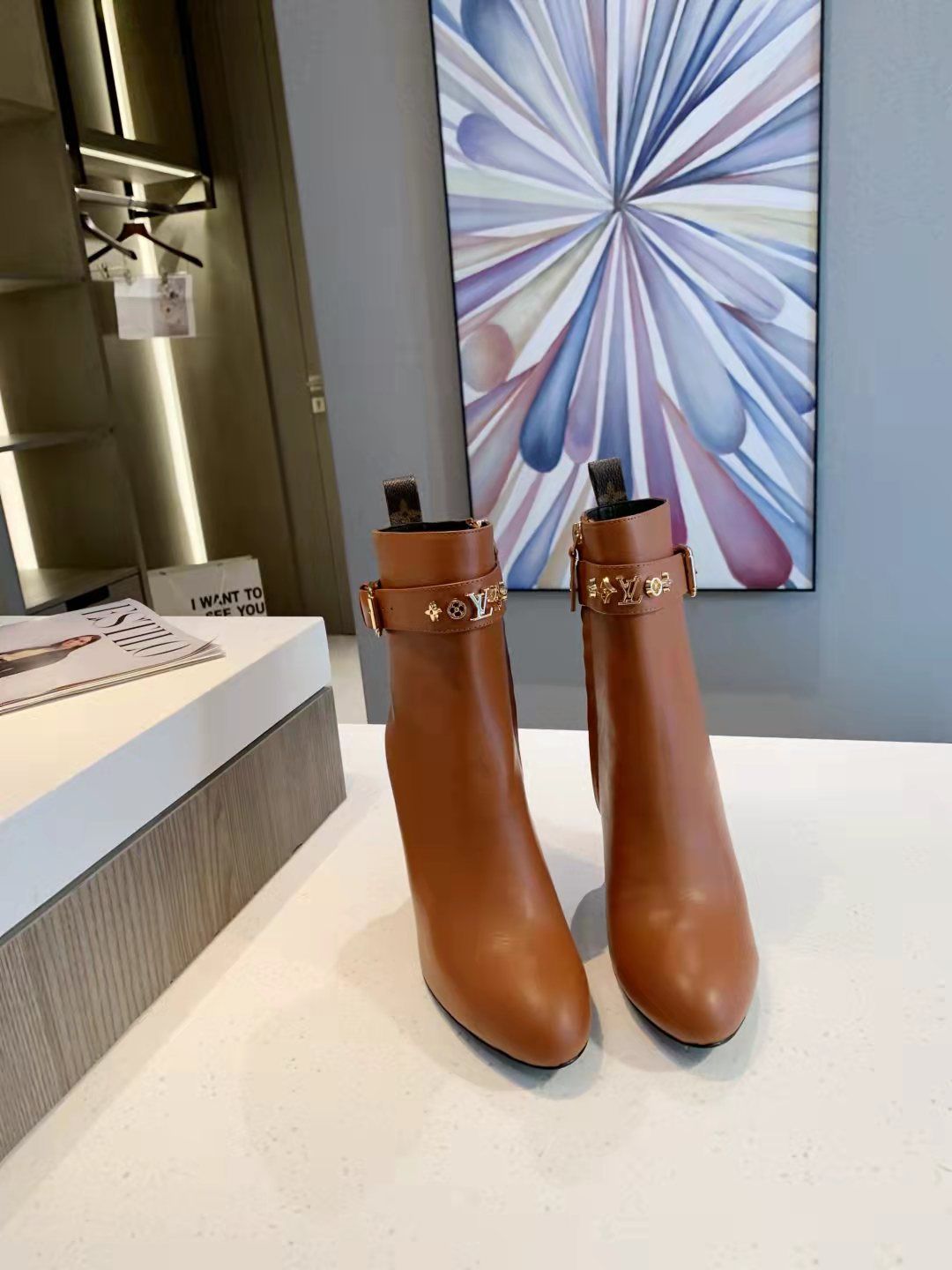 nmb ANKLE BOOT BROWN