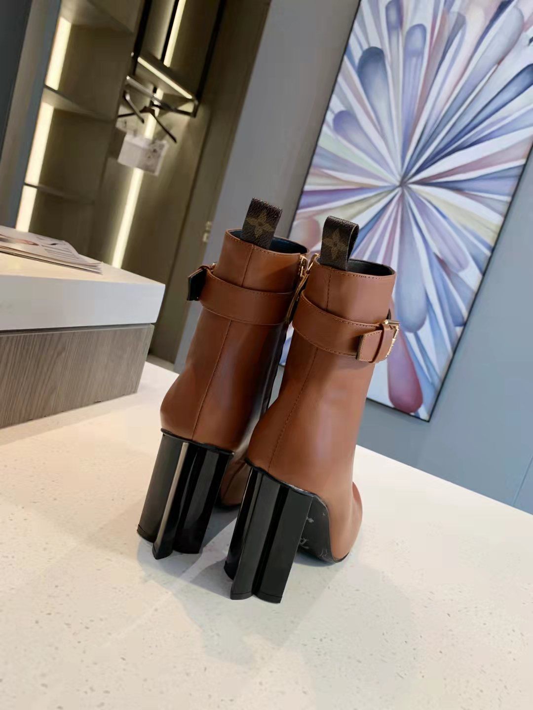 nmb ANKLE BOOT BROWN