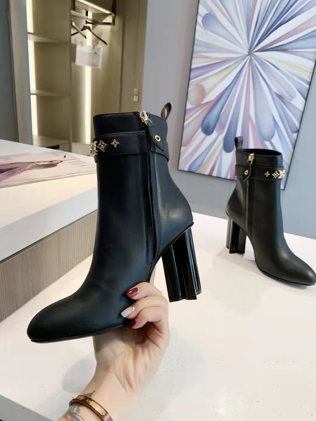 nmb ANKLE BOOT BLACK