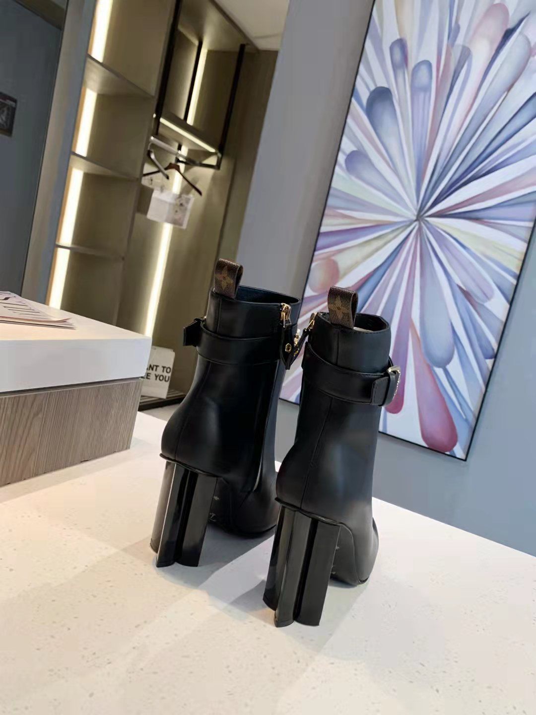 nmb ANKLE BOOT BLACK