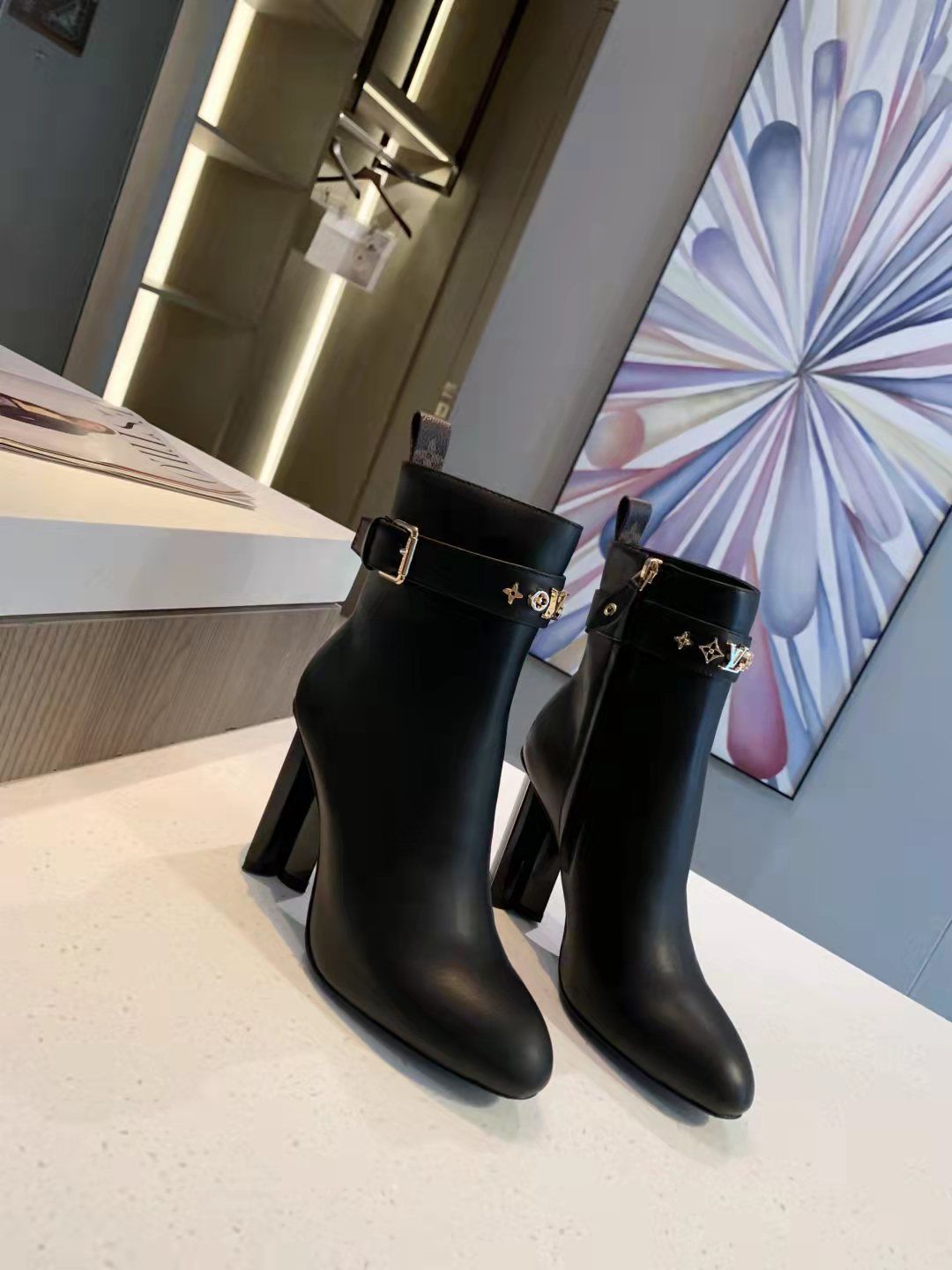 nmb ANKLE BOOT BLACK