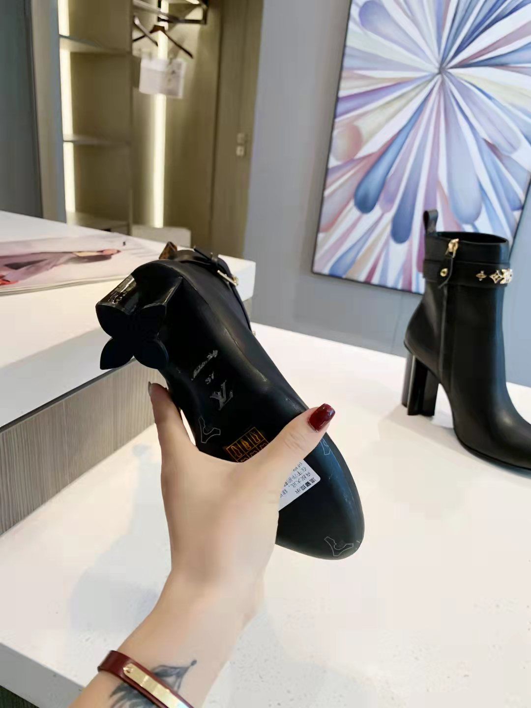nmb ANKLE BOOT BLACK