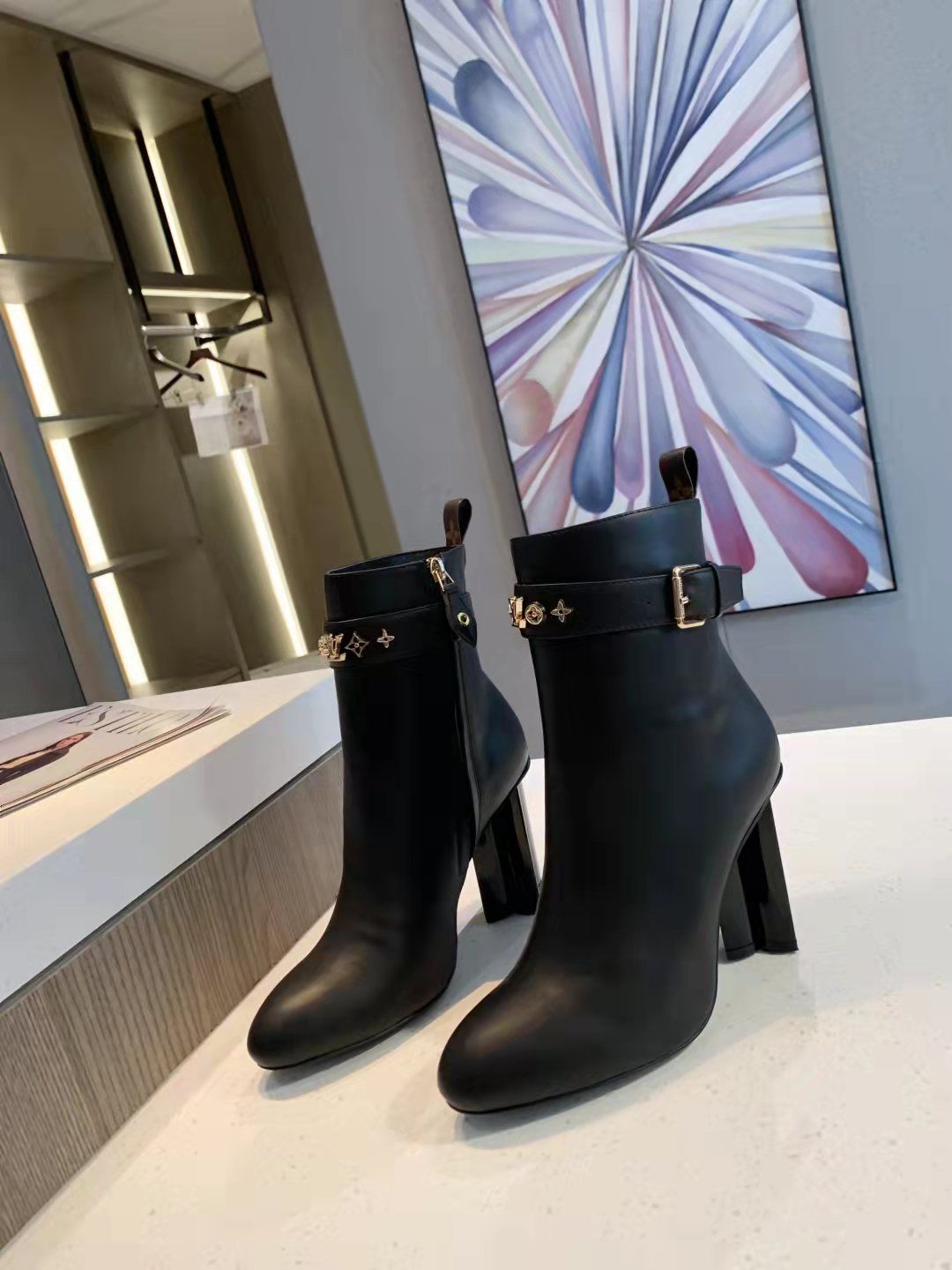 nmb ANKLE BOOT BLACK