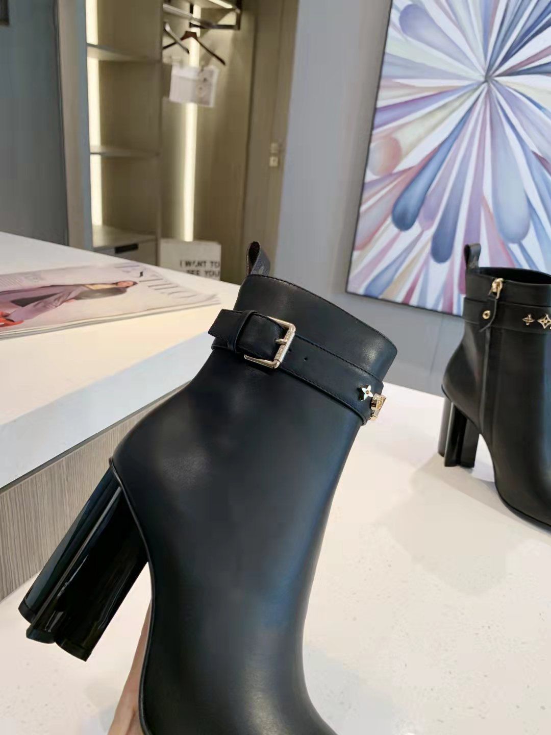 nmb ANKLE BOOT BLACK