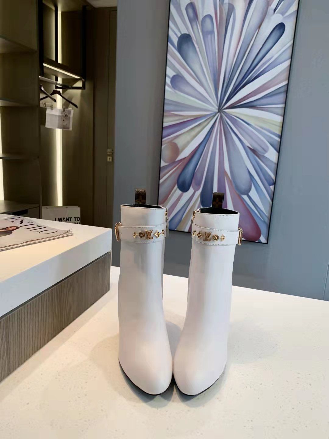 nmb ANKLE BOOT WHITE