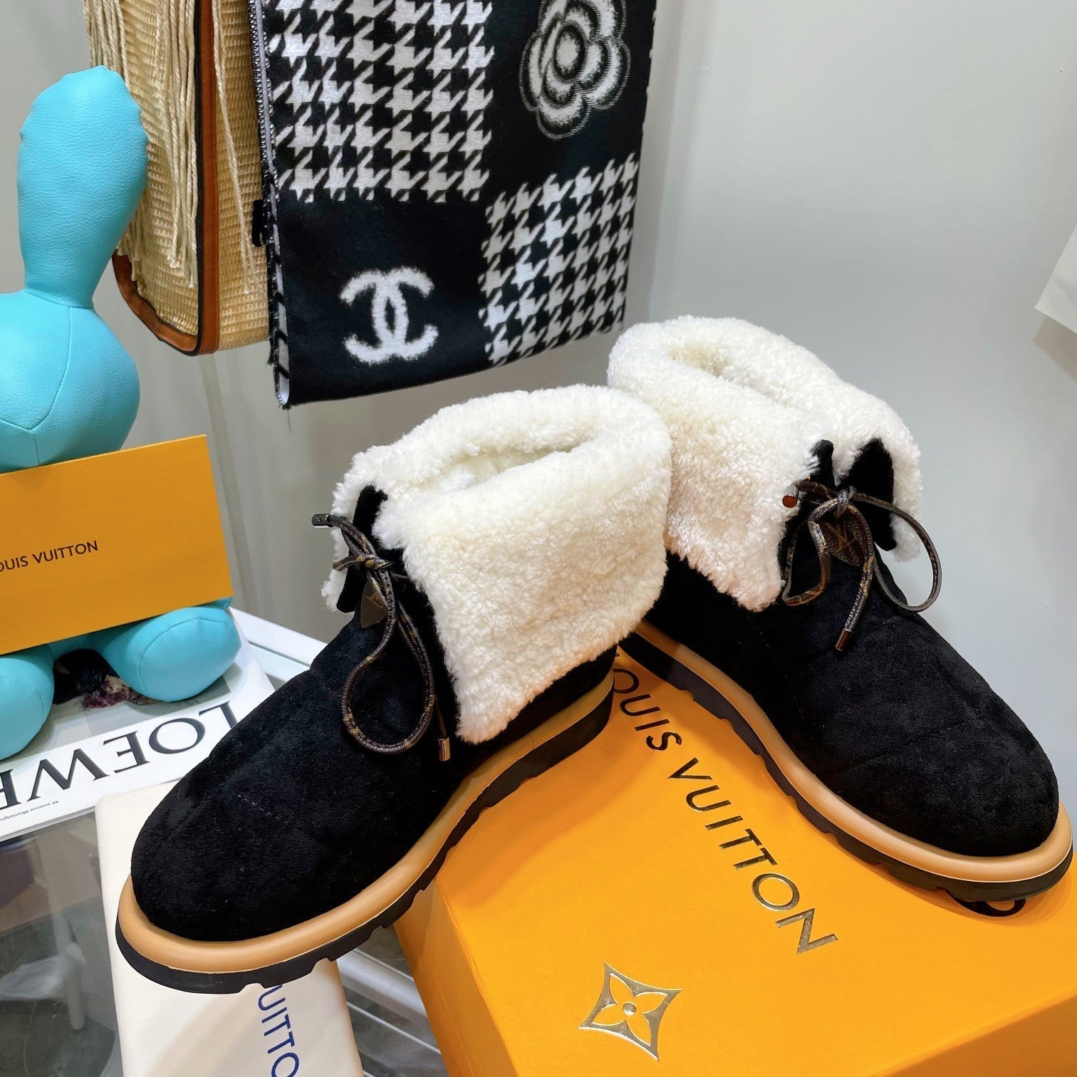 nmb PILLOW COMFORT ANKLE BOOTS BLACK
