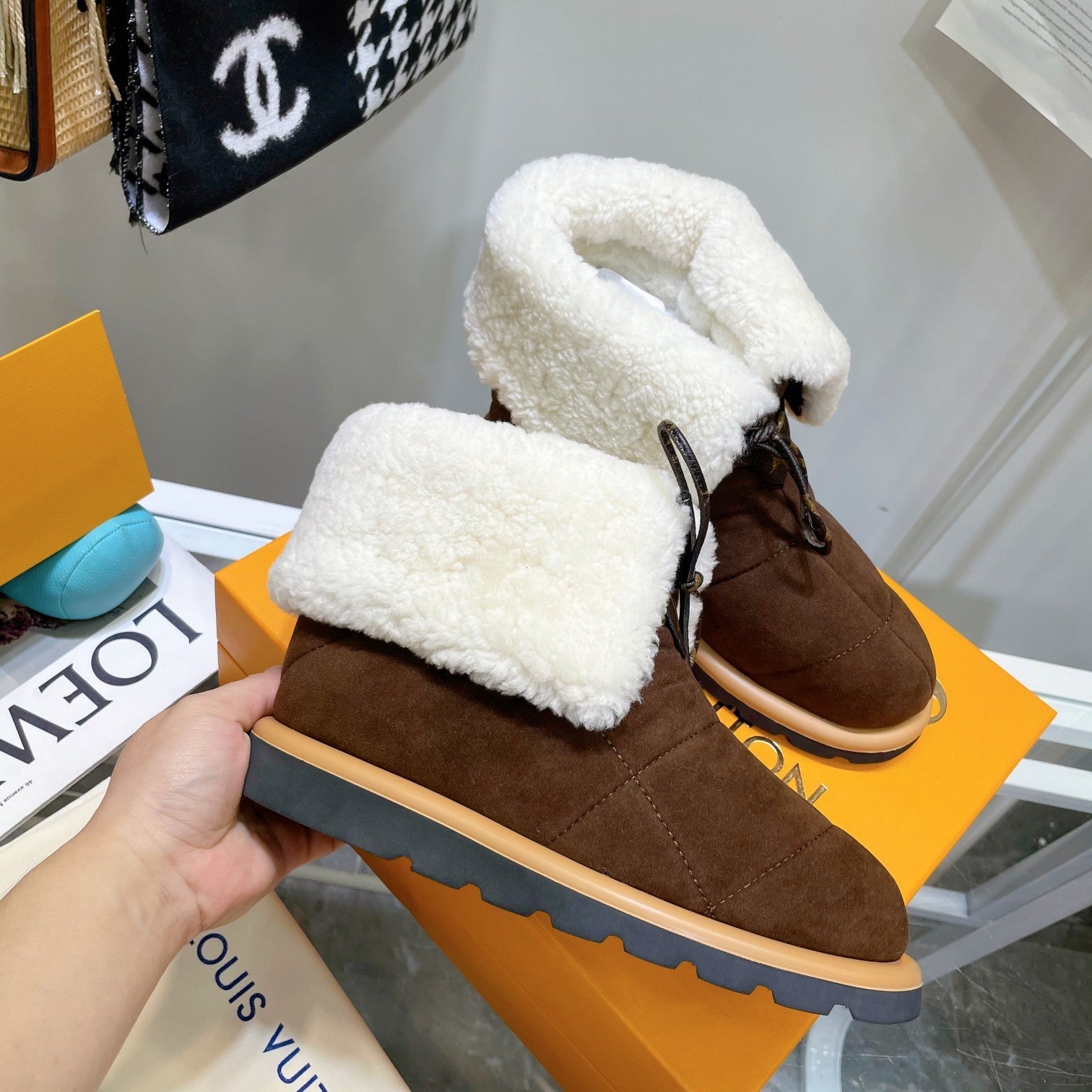 nmb PILLOW COMFORT ANKLE BOOTS BROWN 1A94W2