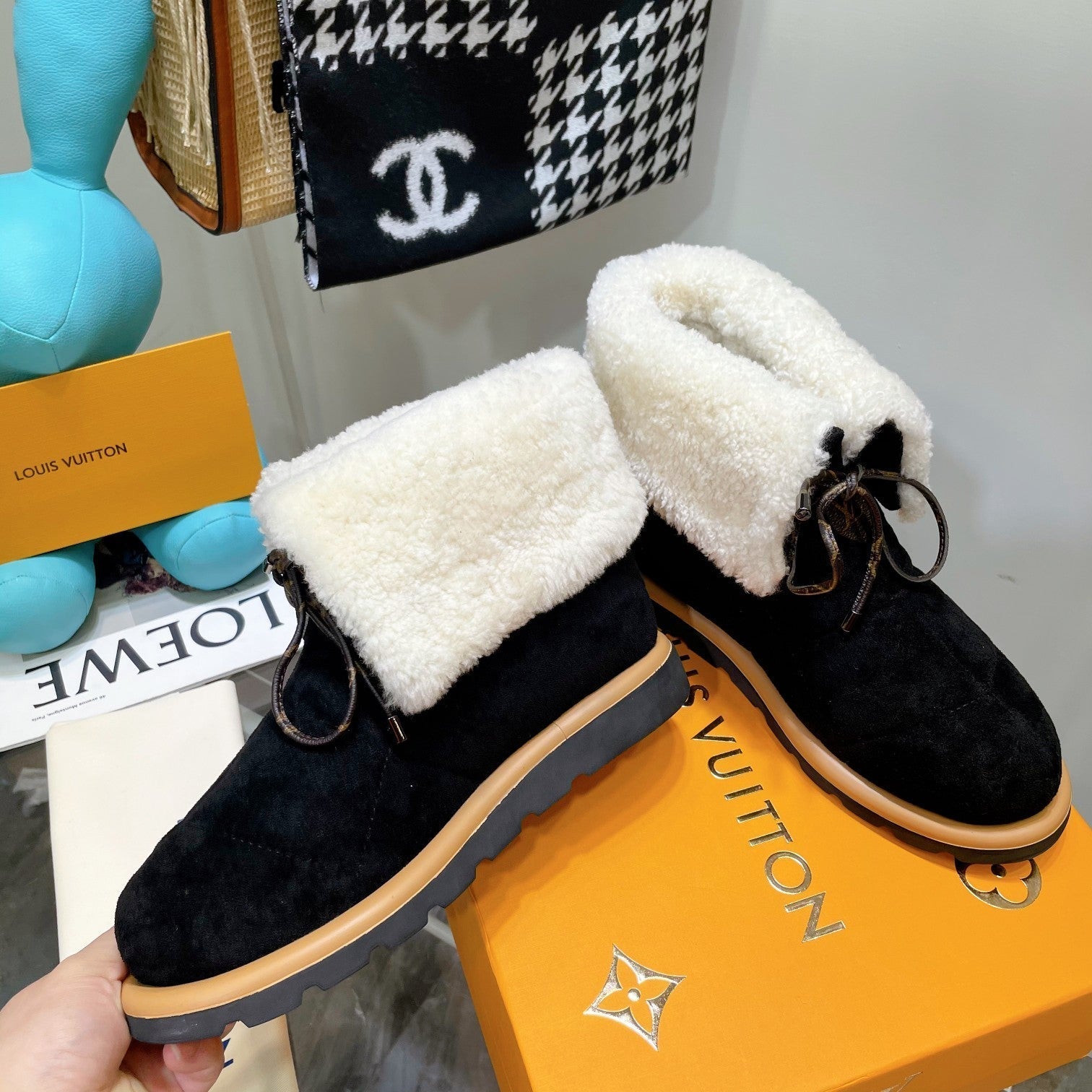 nmb PILLOW COMFORT ANKLE BOOTS BLACK