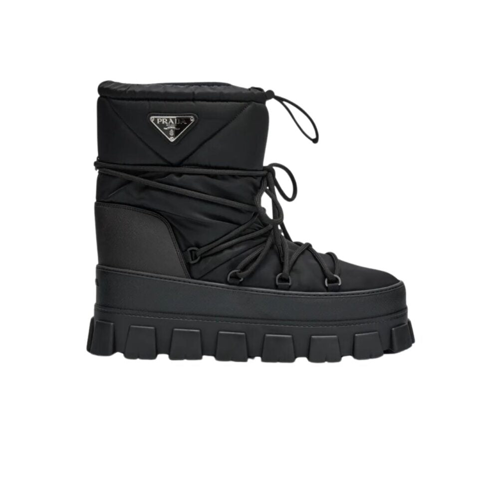 VBS NYLON GABARDINE APRÈS SKI BOOTIES BLACK 1U007N 3LFV F0002 F 040