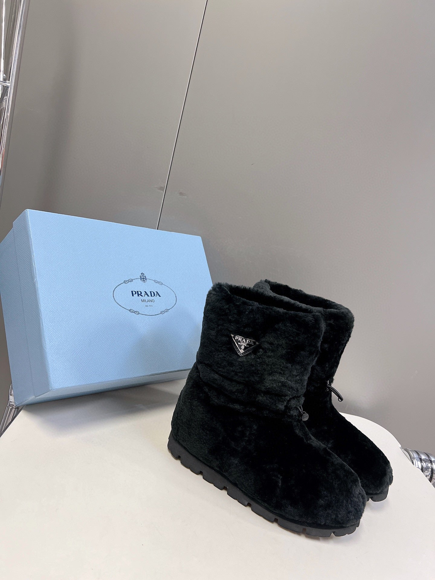 VBS SHEARLING BOOTIES BLACK 1U258N 173 F0002 F ZF20