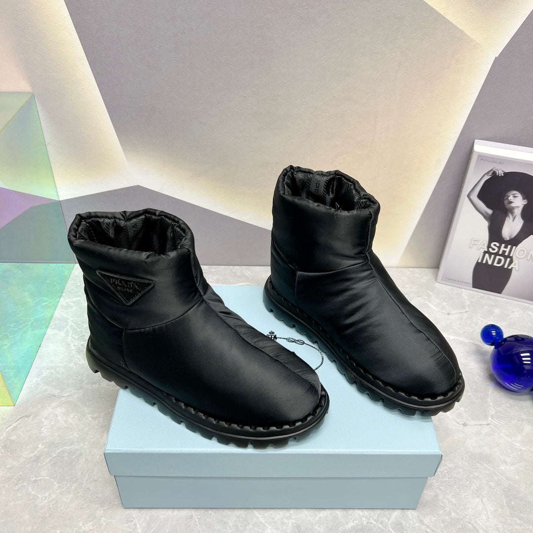 VBS NYLON FABRIC BOOTIES BLACK 1T259N 3LGO F0002 F 020