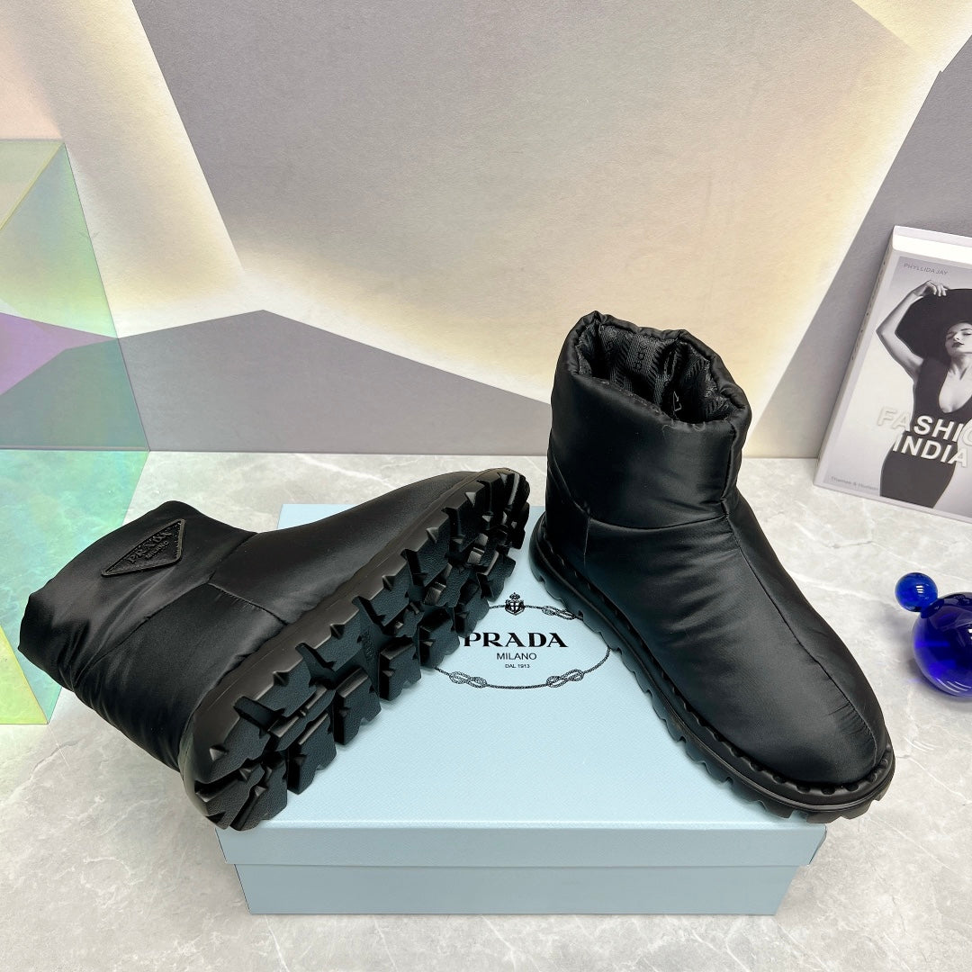 VBS NYLON FABRIC BOOTIES BLACK 1T259N 3LGO F0002 F 020