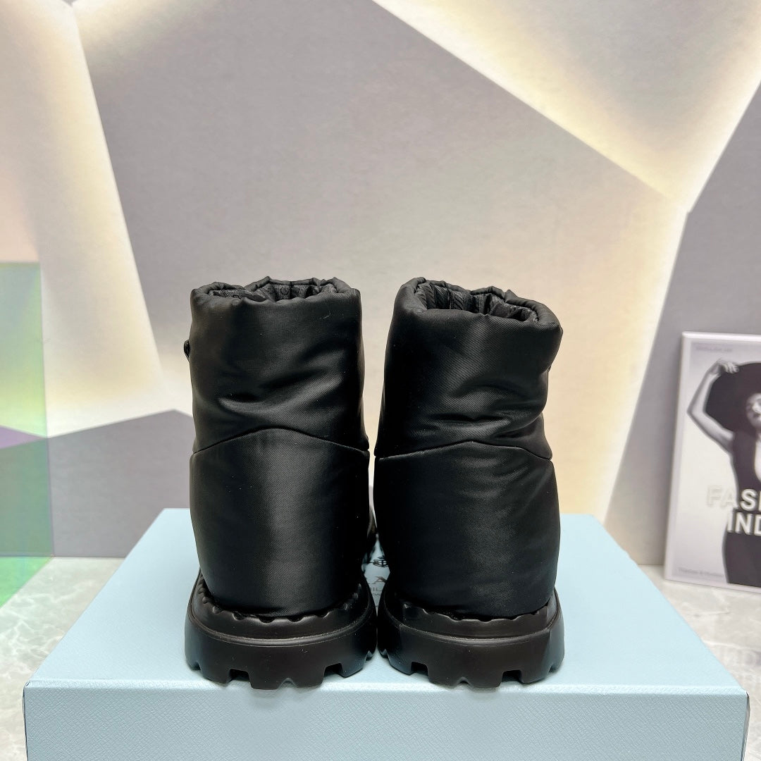 VBS NYLON FABRIC BOOTIES BLACK 1T259N 3LGO F0002 F 020