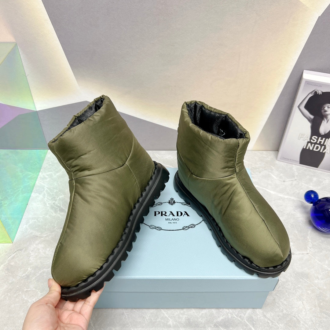 VBS NYLON FABRIC BOOTIES GREEN