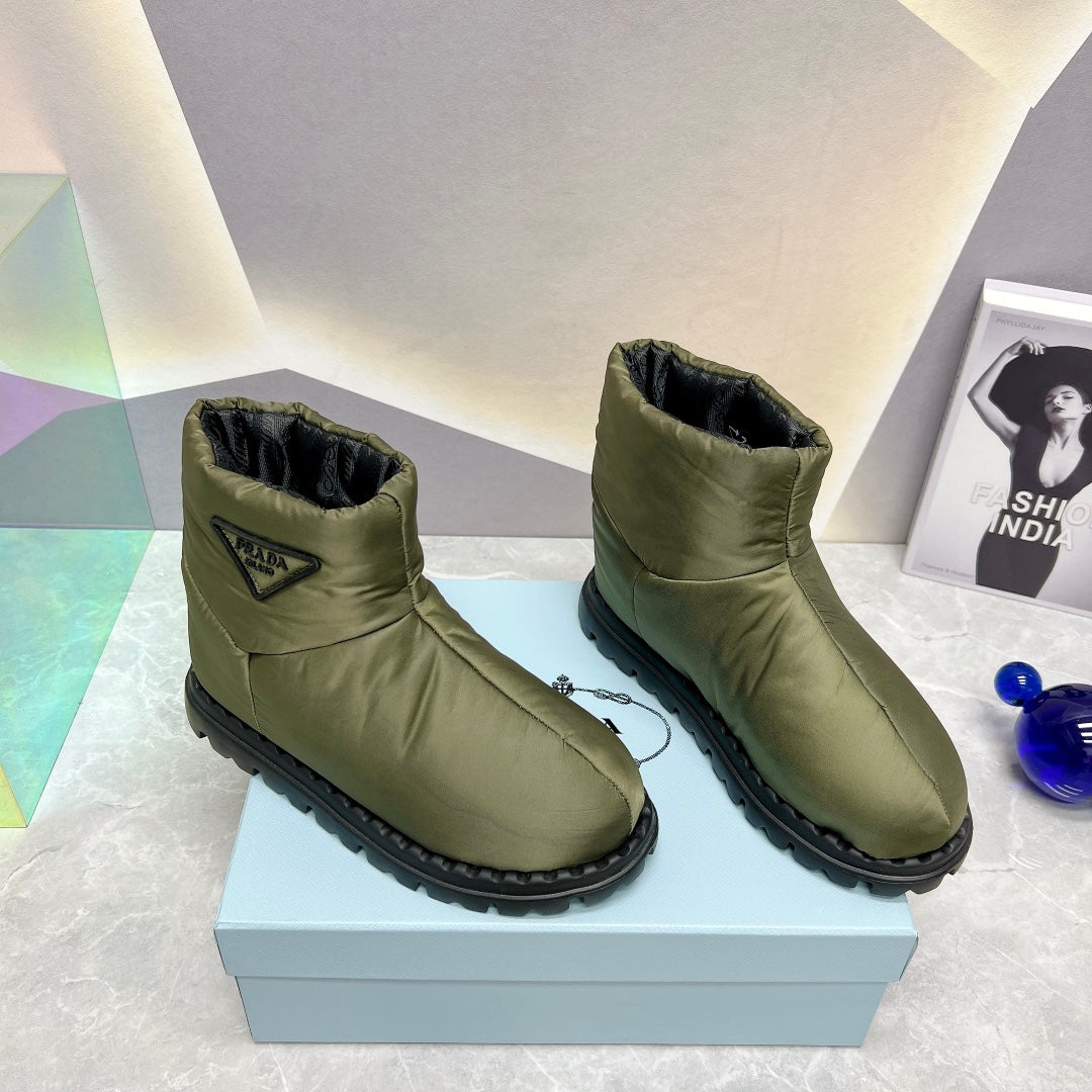 VBS NYLON FABRIC BOOTIES GREEN