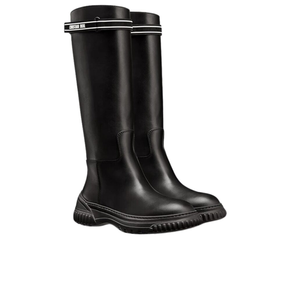 VBS D RACER BOOT CALFSKIN BLACK KDI781VEA S17X