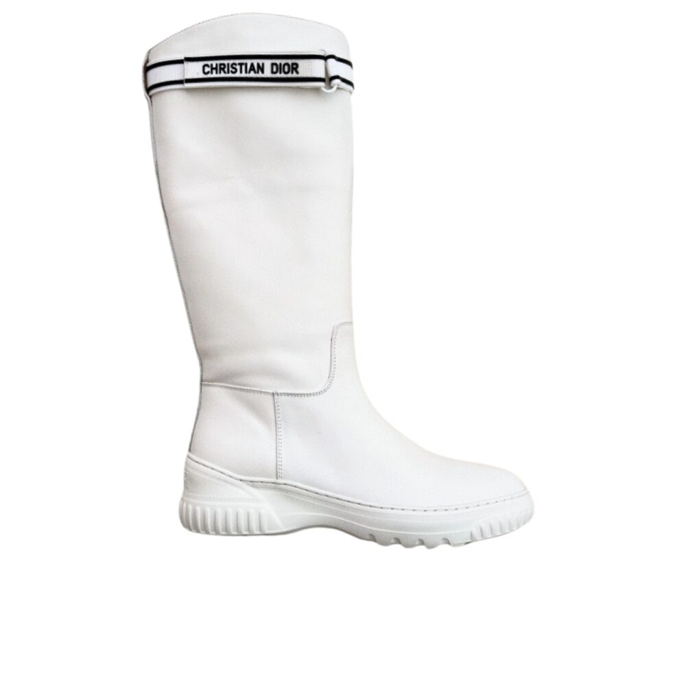 VBS D RACER BOOT CALFSKIN WHITE