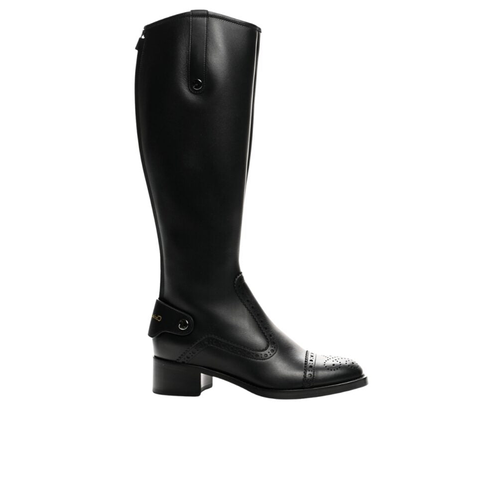 VBS D FOLK BOOT CALFSKIN BLACK