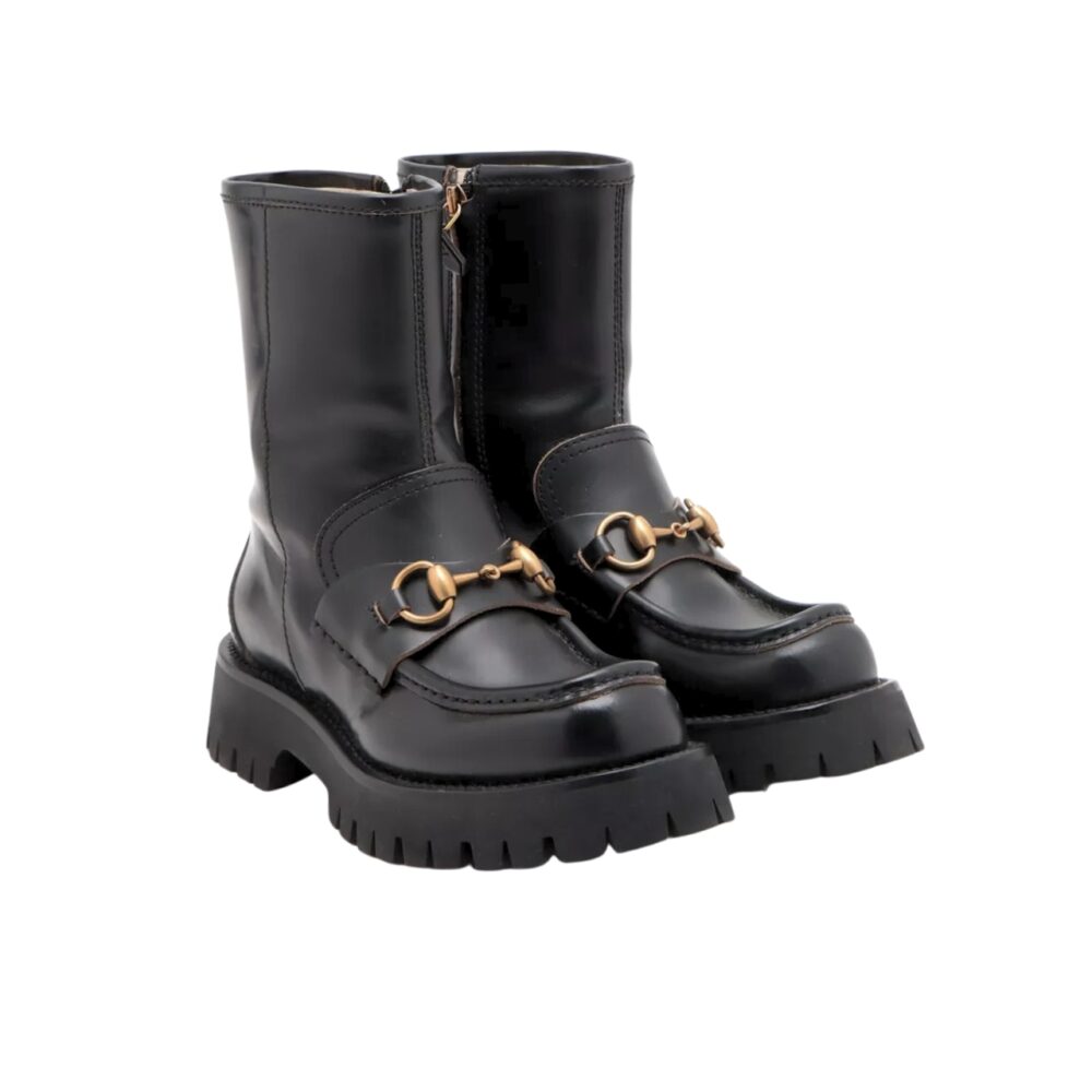 VBS HORSEBIT ANKLE BOOTS LEATHER BLACK