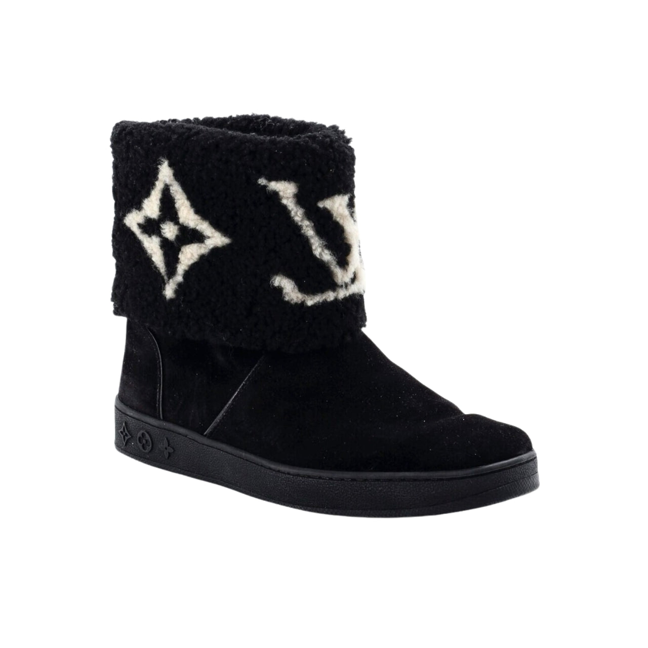 nmb SNOWDROP FLAT ANKLE BOOT BLACK 1AACHV