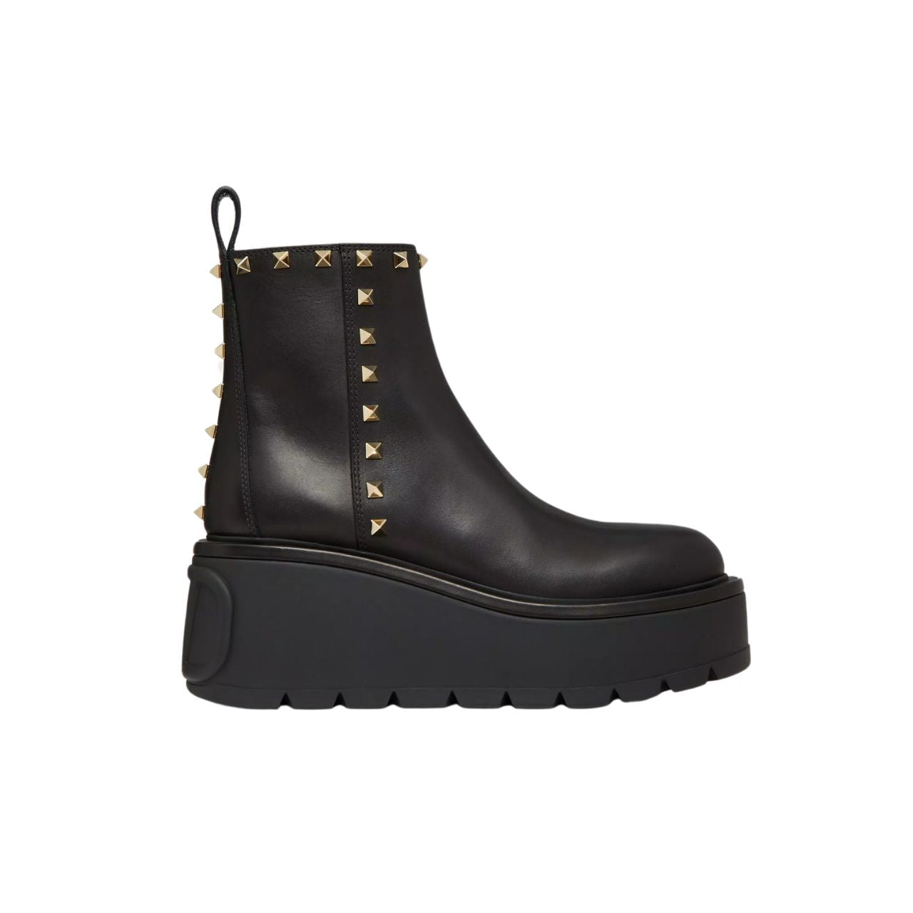nmb GARAVANI UNIQUEFORM CALFSKIN ANKLE BOOT BLACK 1W2S0CS0MMD 0NO