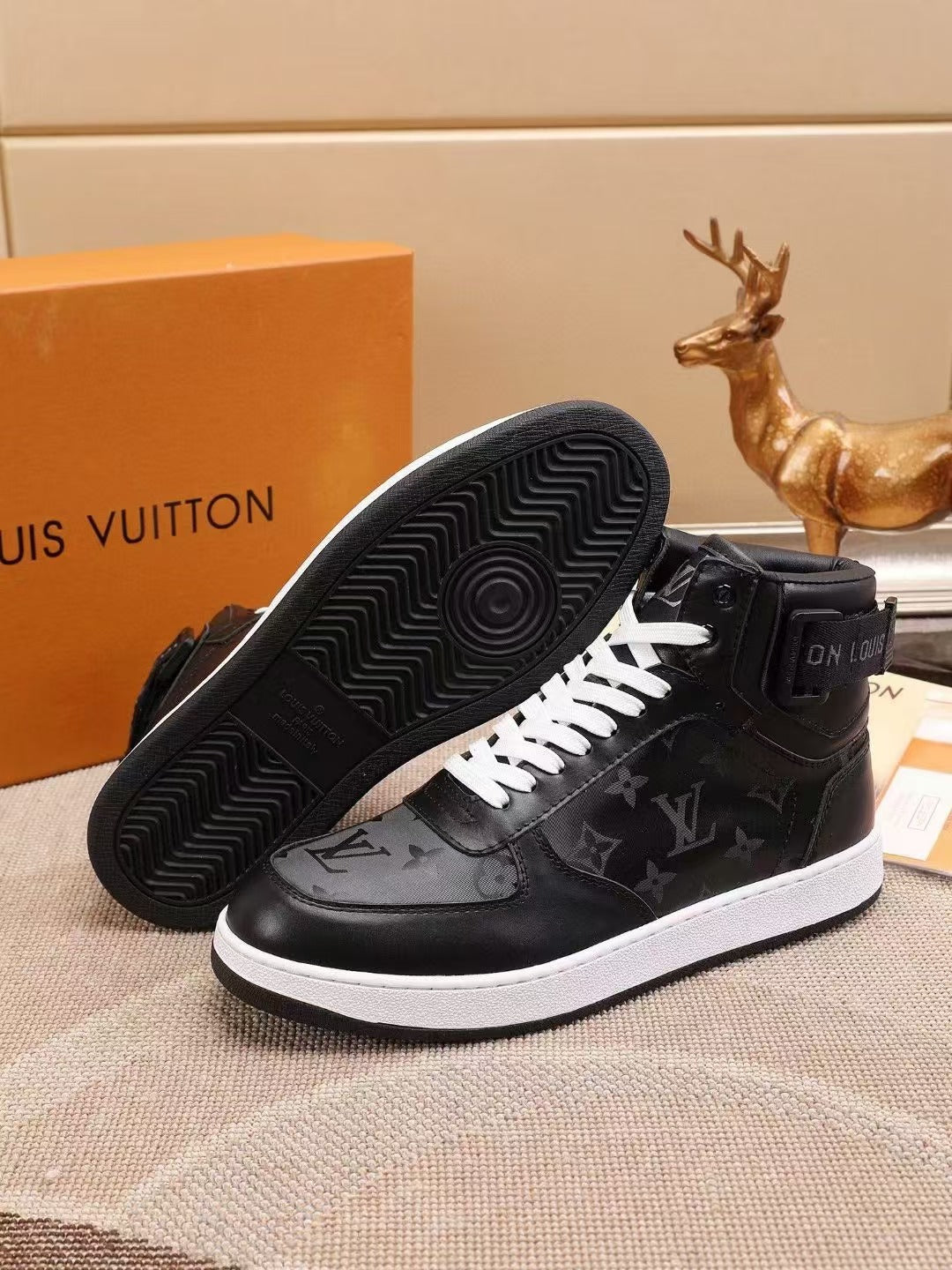 nmb Rivoli High Top Sneaker Black