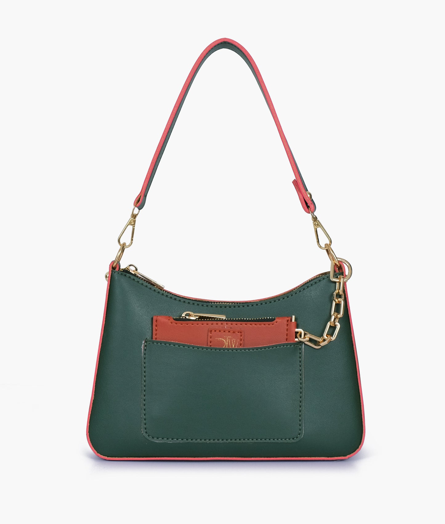 Army green hobo evening bag
