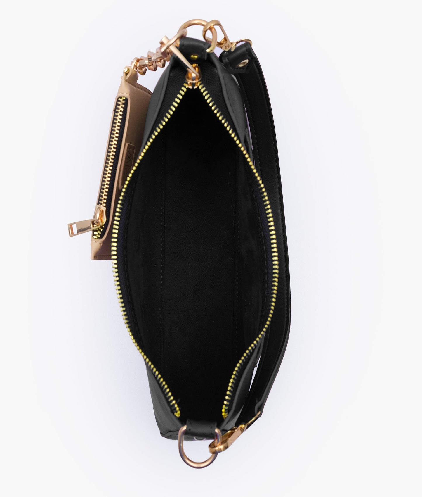 Black hobo evening bag