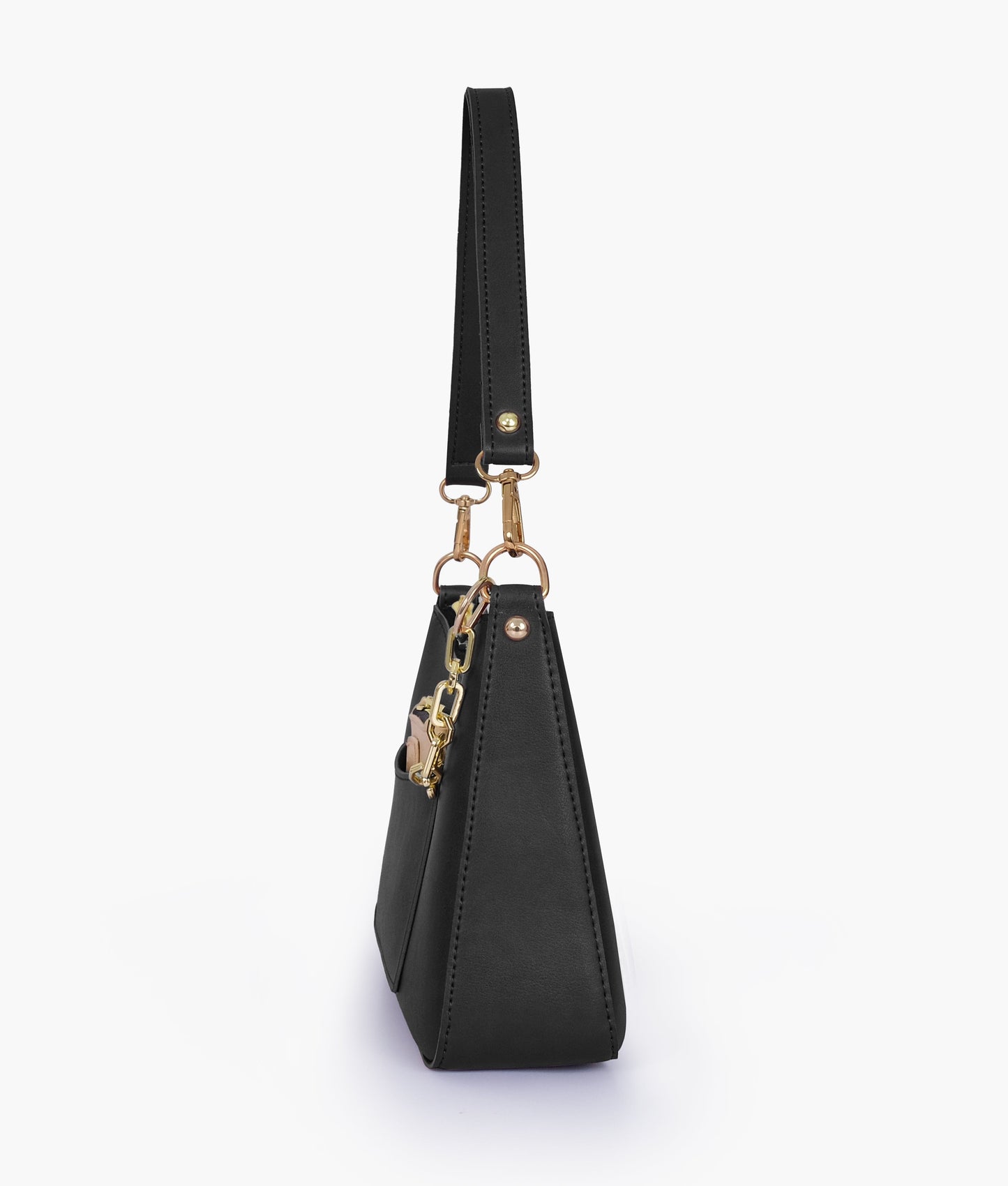 Black hobo evening bag