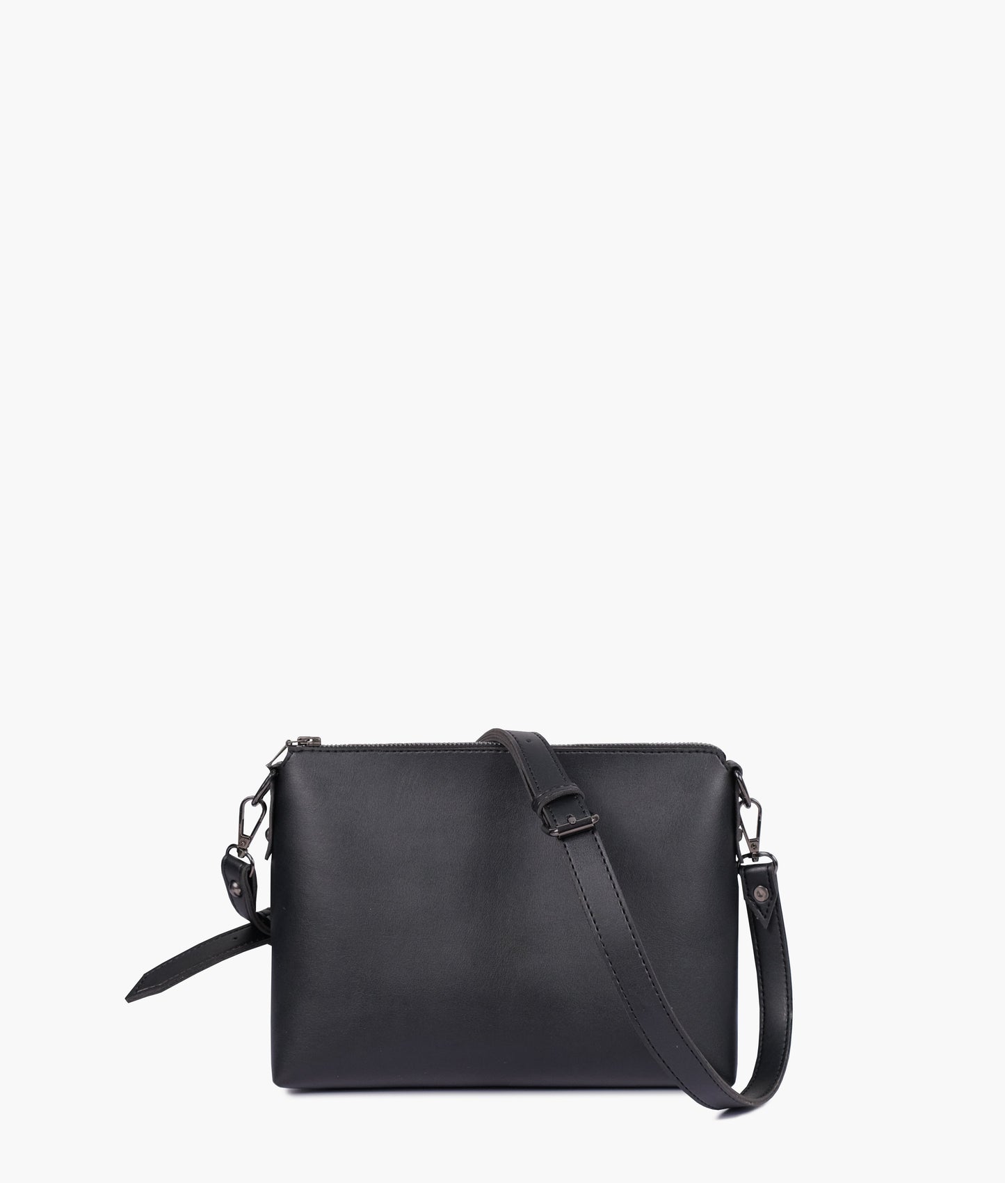 Black two-piece floral tote