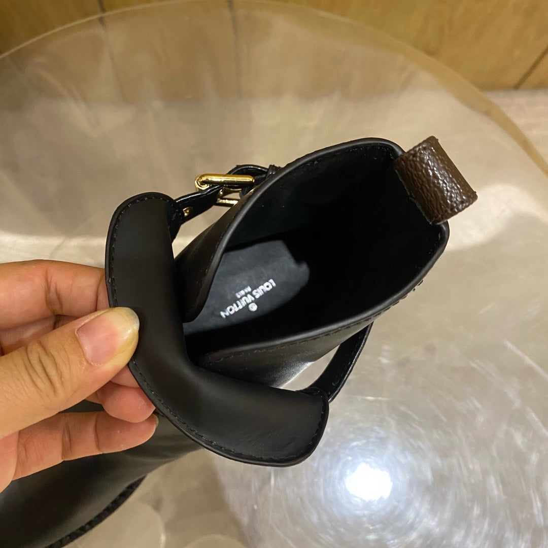 nmb DISCOVERY FLAT ANKLE BOOT BLACK 1A868L