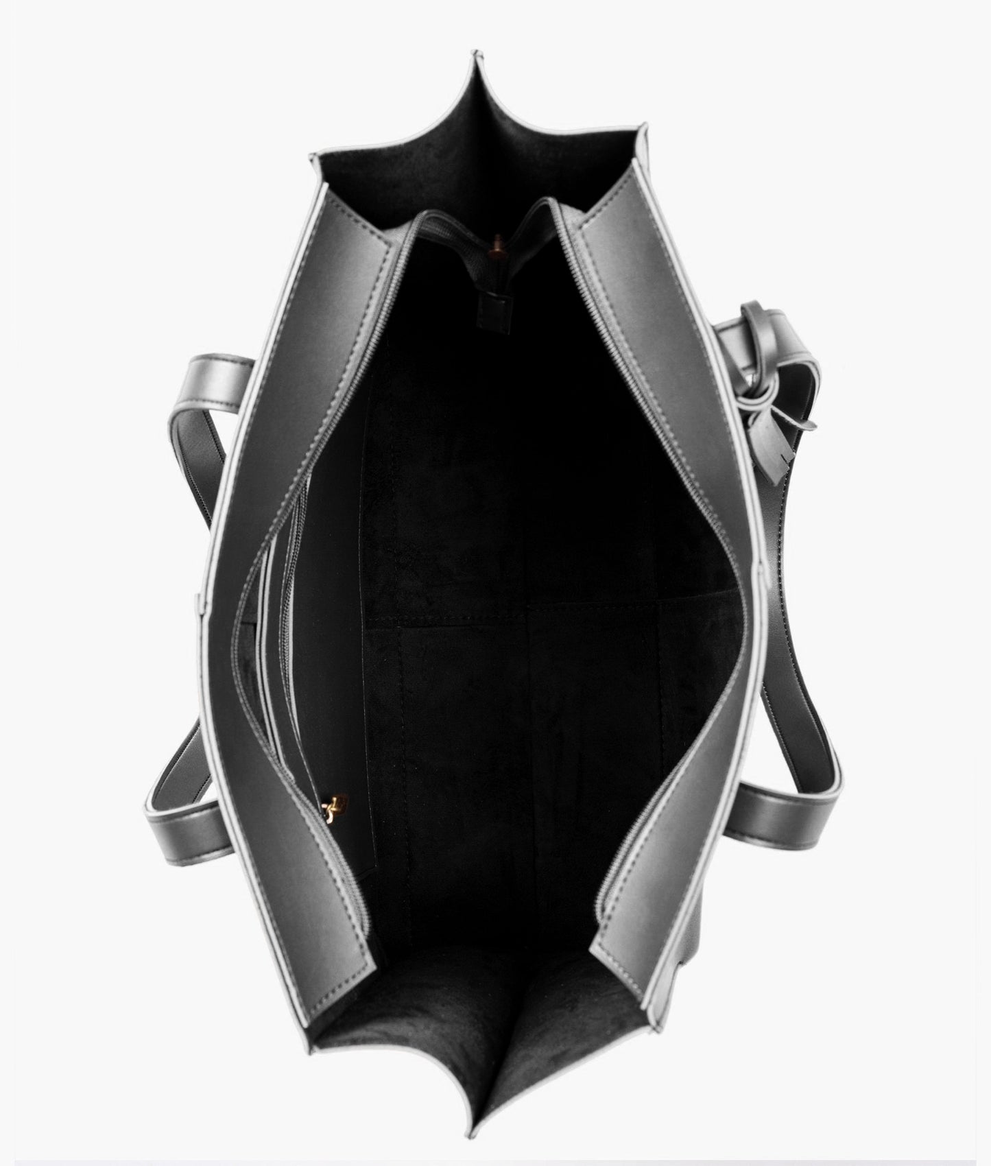 Black over the shoulder tote bag