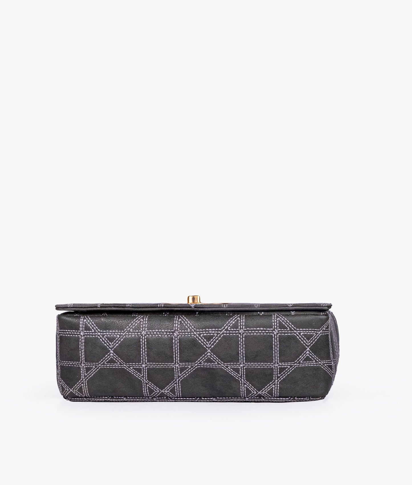 Black quilted chain purse