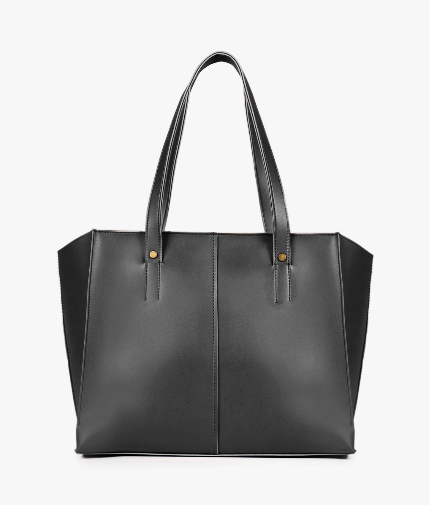 Black over the shoulder tote bag