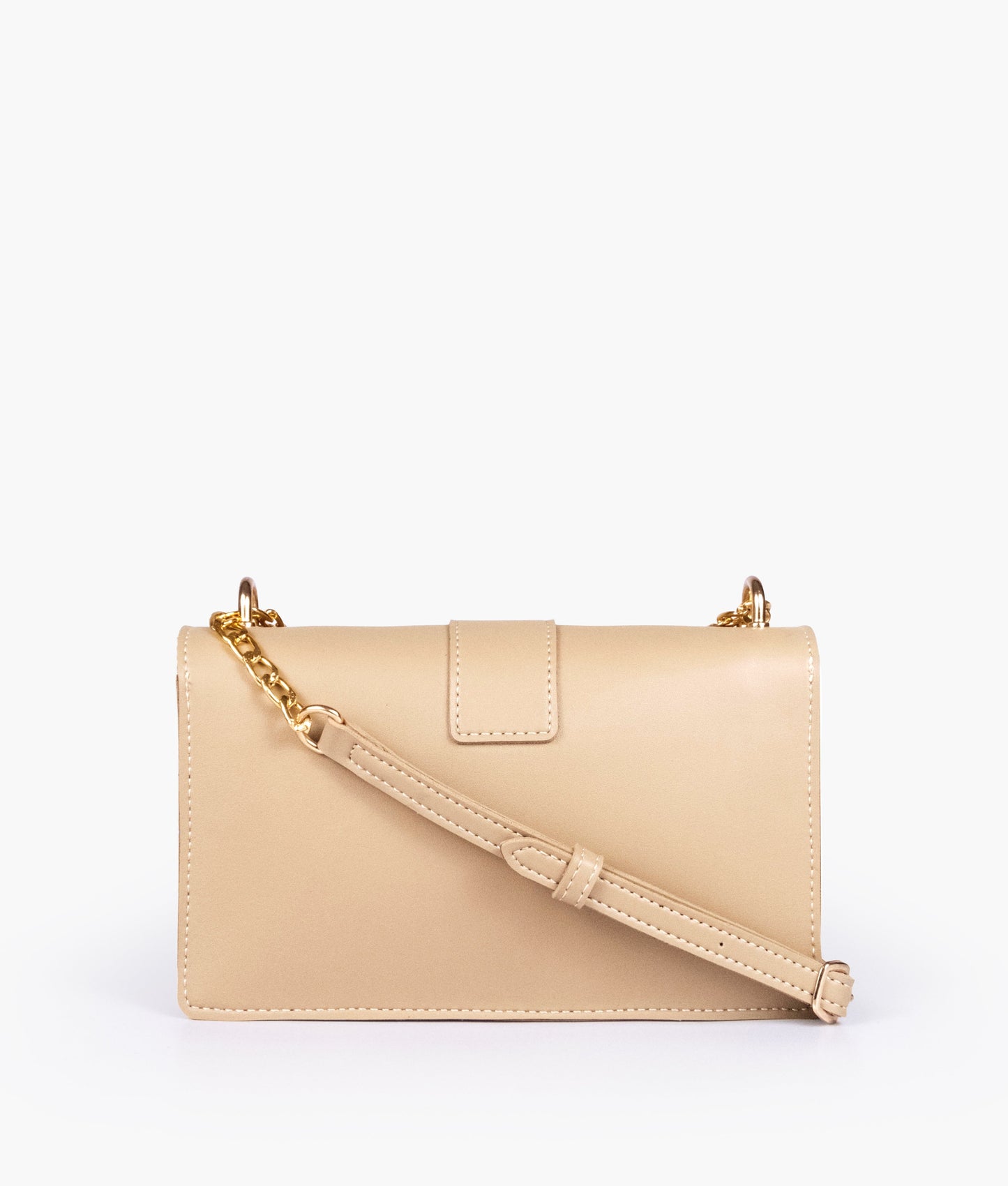 Off-white east-west shoulder bag with half chain