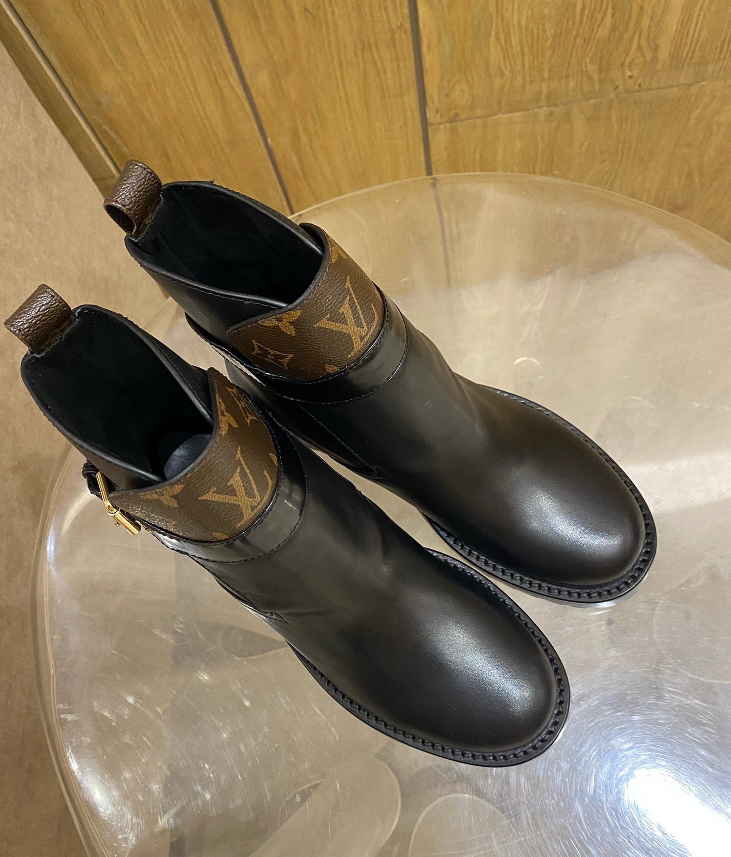 nmb DISCOVERY FLAT ANKLE BOOT BLACK 1A868L