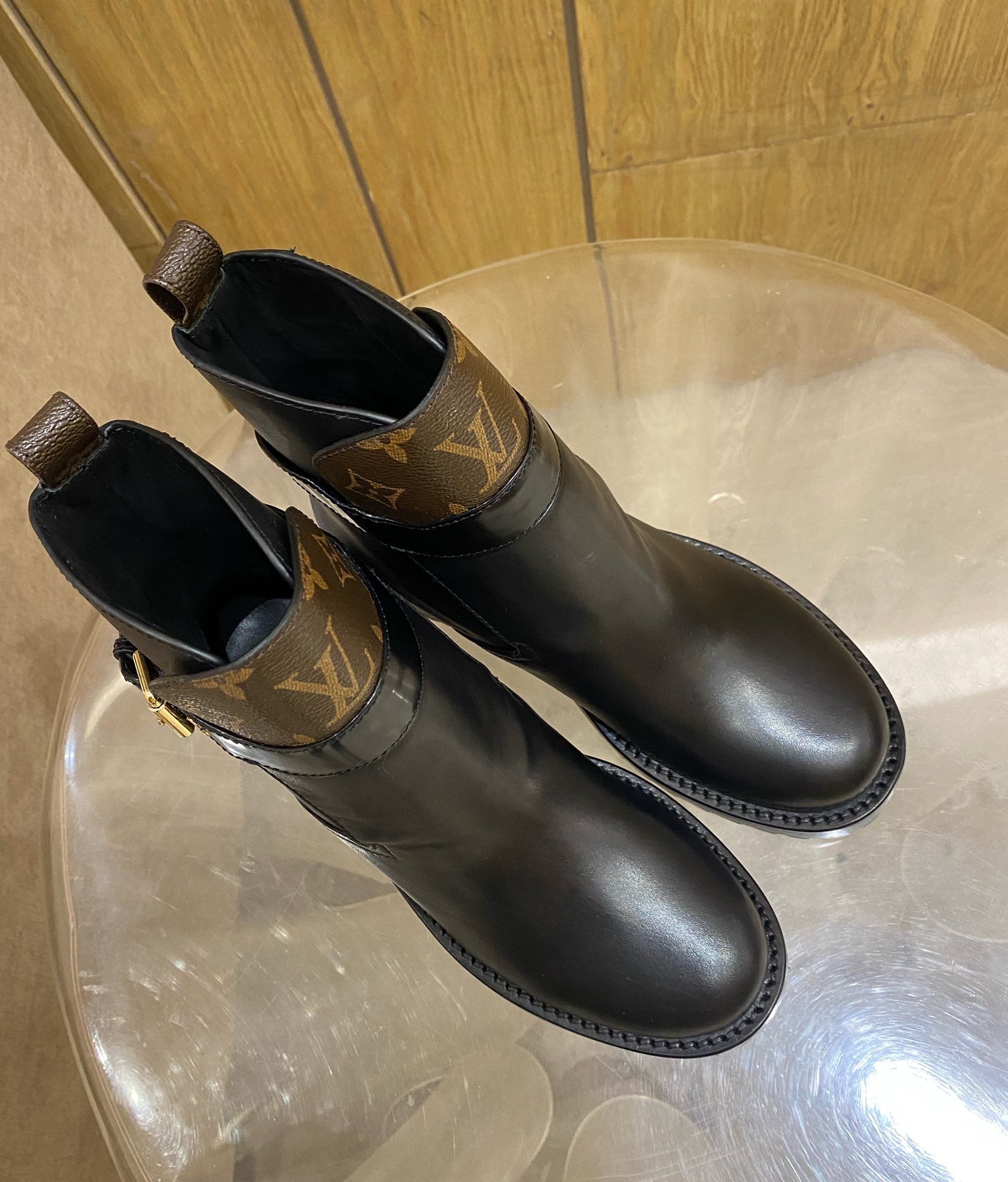 nmb DISCOVERY FLAT ANKLE BOOT BLACK 1A868L