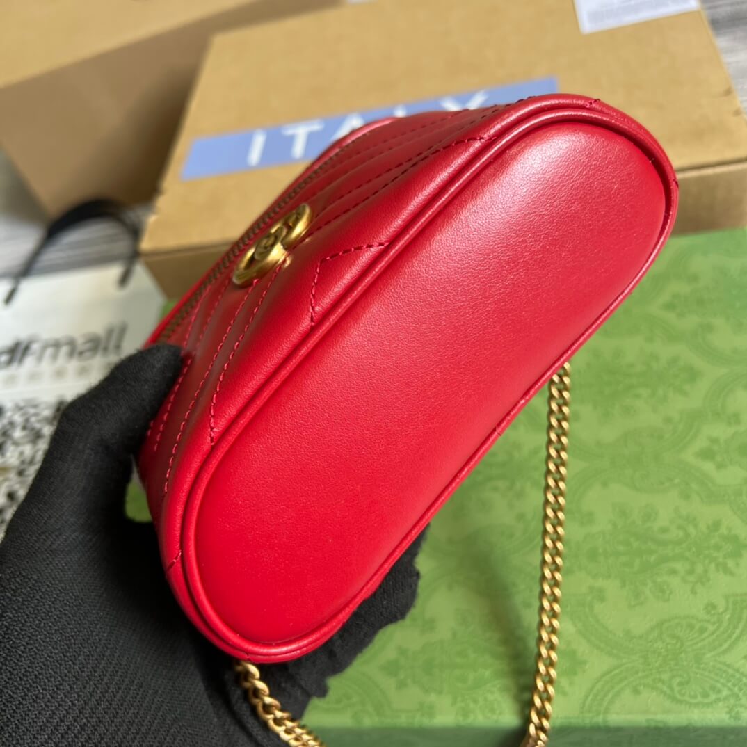 VBS 699515 Mini bucket bag 16cm Milk red