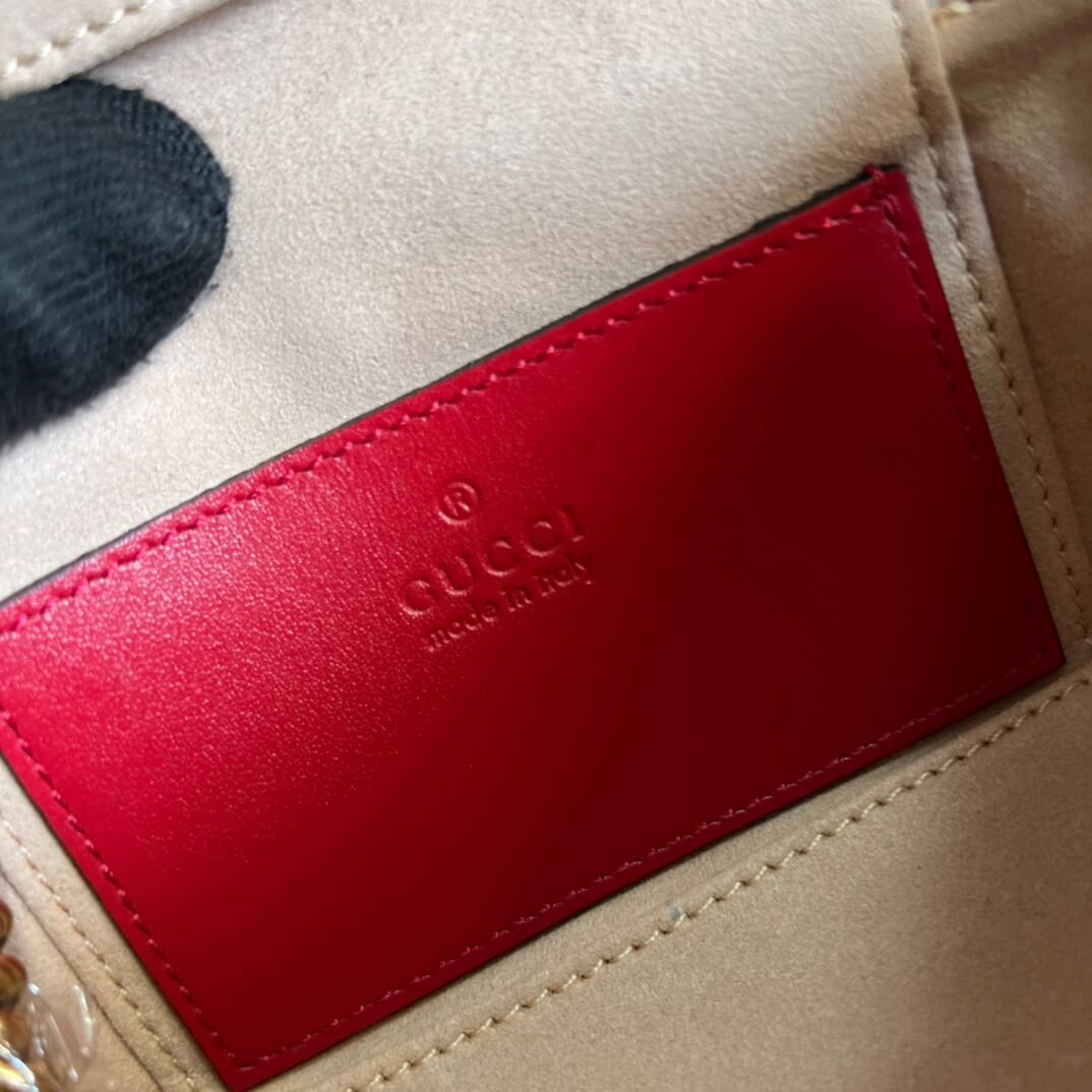 VBS 699515 Mini bucket bag 16cm Milk red