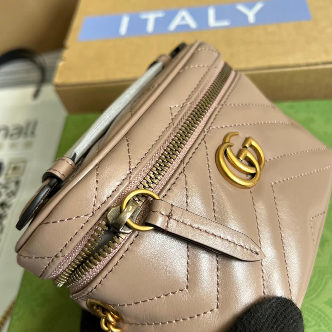 VBS 699515 Mini bucket bag 16cm Milk tea color