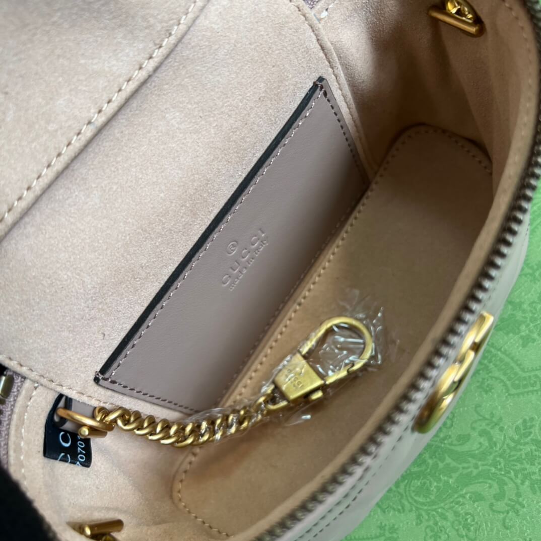 VBS 699515 Mini bucket bag 16cm Milk tea color