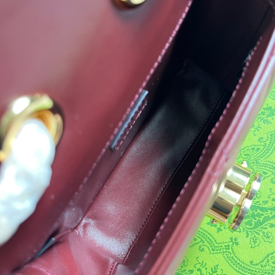 VBS 741457 Deco Small size shoulder bag 18cm crimson