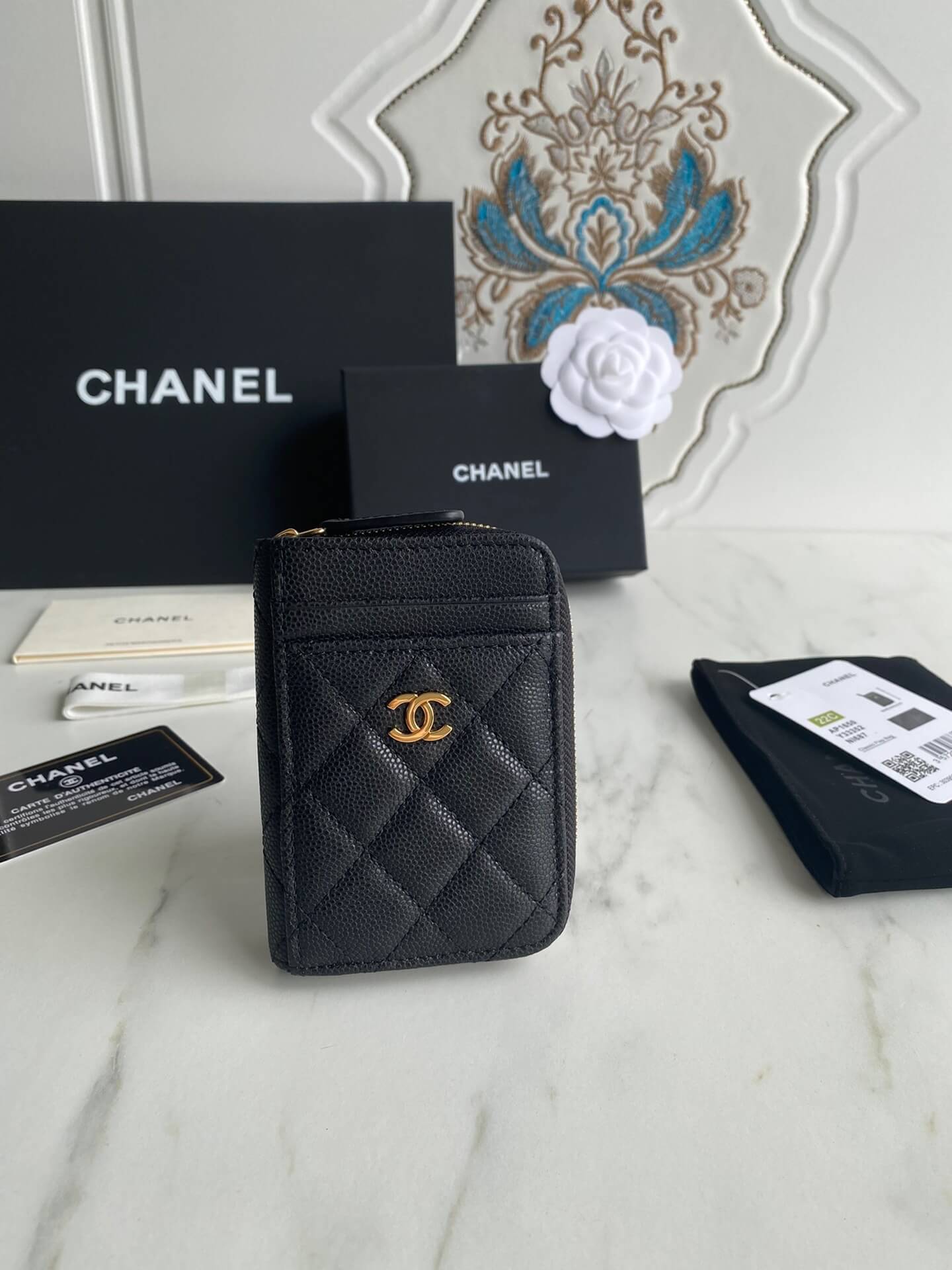 VBS wallet clutch bag 7.5cm black