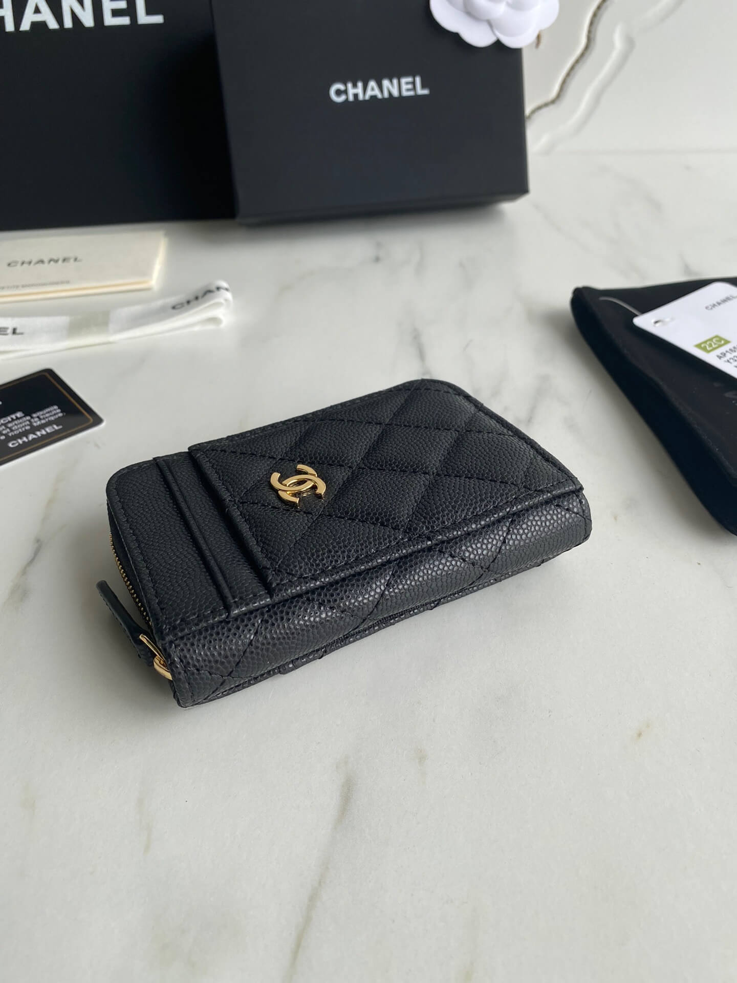 VBS wallet clutch bag 7.5cm black